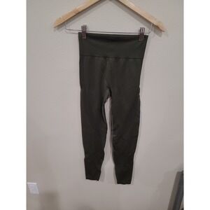 Victoria's Secret PINK Active Olive Seamless textured leggings Women SZ XS  NWOT